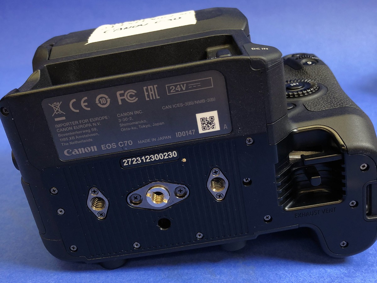 Canon EOS C70, Serial 272312300230